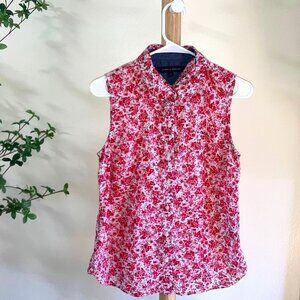 Tommy Hilfiger Floral-Print Sleeveless Shirt